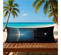 Blue Pillow Cases 1 Pack, Pillowcases Sky Cushion Covers 60x180cm, Soft Breathable Pillow Protectors Double Sided Printing with Invisible Zipper for Bedding Sofa, Gifts for Women PjY3300 V-A