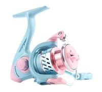 Blue Pink 1500-4000 Spinning Fishing Reel 5.2:1 GearRatio Max Drag 8kg Smooth And Sensitive For Long Distance Casting for Saltwater or Freshwater Fishing(4000 Series)