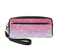 Blue Pink and Purple Pastel Colors Print Pencil Case Makeup Bag for Accessory Cosmetic Stationery Toiletry Travel Companion