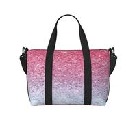 Blue Pink and Purple Pastel Colors Print Travel Duffle Bag Lightweight Weekend Bag Travel Bag Holdall with Adjustable Strap for Weekend Trips Gym Travel Daily Use
