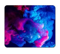 Blue & Pink Cloud Art Mouse Mat Pad - Space Sky Cloud Smoke Artistic Modern Colourful Computer PC Desk Accessory #14299