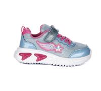 Blue Pink Mesh Trainers for Infants - female - Geox - Kids Sneakers - Multicolor - 24 EU - Kids 24 EU
