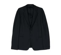 Blue Piqué Weave Jacket - male - Giorgio Armani - Blazers - Blue - 2XL - Jackets 2XL