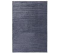 Blue Plain Striped 11mm Thick Anti-Shed Rug For Bedroom, & Dining Room, Stain-Resistant Modern Area Rug-120Cm X 170Cm
