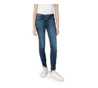 Blue Plain Womens Jeans - female - Guess - Slim Fit Jeans - Blue - W24 L30 - Jeans W24 L30