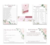 Blue Planet Fancy Dress Hen Party Games Mega Bundle - 5 Games - 12 Player Pack - Hen Do Bridal Shower Game Pack Floral Rose Gold Design