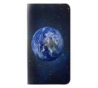 Blue Planet PU Leather Flip Case Cover For Motorola Moto G8 Plus