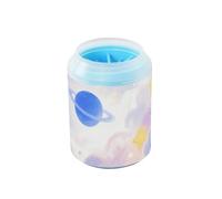 Blue Planet Reusable Pet Paw Cleaner Cup with Soft Silicone Brush Pets Bathing Brush for Small Medium Dogs & Cat Breeds