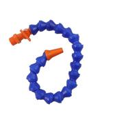 Blue Plastic Coolant Hose for BPS 30/40/50/60CM Lathes CNC Machines, 1/4 in 3/8 in 1/2 in Pneumatic Tube with Switch Option, Non-Conductive & Temperature Resistant Switch (Round Mouth)