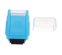 Blue Plastic Identity Roller Stamp for Privacy Protection