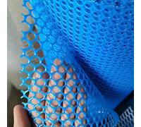 Blue Plastic Mesh Fence Roll, Balcony Garden Fencing Netting for Cats Dogs Rabbit Ducks, 1.6ft/2.6ft/3.2ft/3.9ft Wide Chicken Wire Fence