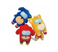 (Blue) Plush Doll Toys Anime Animation Sonic Among Us Action Figure Soft Stuffed Plush Dolls For Boys Girls Christmas Birthday Gifts