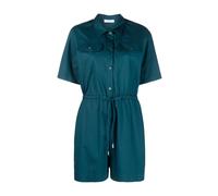 Blue Pocket Short-Sleeve Playsuit- female- Paul Smith- Playsuits- Blue- S- Jumpsuits & Playsuits S