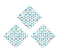 Blue Polka Dot Pattern Car Air Freshener, 3 Pcs Rhombus Hanging Air Freshener Cards, Long Lasting Fragrance Scented Cards for Car, Home, Office Gray-style
