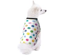 Blue Polka Dot Pattern Dog Pet Clothes - Security Printed Pet Sweaters, Coat Winter for Small Medium Large Dogs Cats, Cozy Apparel Casual Fashion Costume, Cute Pet Pullover Sweater.