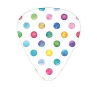 Blue Polka Dot Pattern Guitar Picks 12-Pack, Guitars Accessories For Men Women Professional Guitarist, Musicians And Beginner