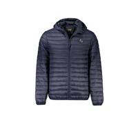 Blue Polyamide Men's Jacket - male - Cavalli Class - Winter Jackets - Blue - M - Jackets M