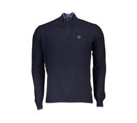 Blue Polyamide Pullover with Roll Neck - male - North Sails - Turtlenecks - Blue - M - Knitwear M