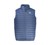 Blue Polyamide Sleeveless Jacket with Pockets - male - North Sails - Waistcoats - Blue - XL - Jackets XL