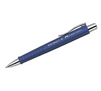 BLUE POLYBALL B/PEN BLUE REFILL 1.0MM | Replaceable XB refill, document proof, ergonomic triangular shape for comfortable writing