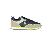 Blue Polyester Sneaker with Sports Details - female - U.S. Polo Assn. - Sneakers - Blue - 4 UK - Shoes 4 UK