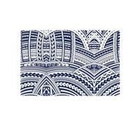 Blue Polynesian Maori Tribal Pattern Table Placemats Set Of 6 12x18 Inch Heat Resistant Placemats Washable Party Kitchen Catering Decoration