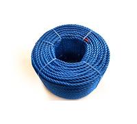 Blue Polypropylene Rope Coils, 6mm Polyrope, Sailing, Agriculture, Camping 220m