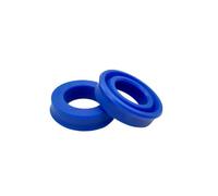 Blue Polyurethane Oil Seal Hydraulic Cylinder Piston Rod and Shaft Universal U-Cuff ID 8mm-25mm
