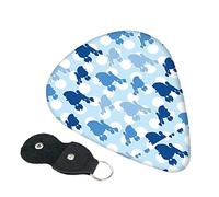 Blue Poodle Polka Dot Guitar Picks, 6 Pack Includes Thin(.46mm), Medium(.71mm) & Heavy Gauges(.96mm) Suitable For Guitar, Ukulele, Etc.