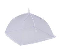 (Blue) Pop Up Food Cover Protector Mesh Net Umbrella Collapsible Cover Party BBQ Picnic