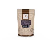 Blue Poppy Seeds 500g by Bake Blend - Resealable Pouch - Premium Quality Edible Poppy Seeds for Baking Bread, Bagels, Cakes & Pastries - Adds a Nutty Flavour and Crunchy Texture