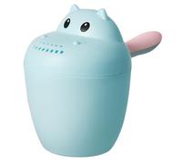 Blue Pp Baby Shampoo Cup with Animal Shape Water Flow Control | Shower Water Ladle, Sprinkler Design, Practical Dipper Spoon for Bathing