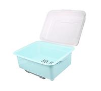 Blue PP Drain Basket for Dish & Bowl Drying Efficient Sto Solut for Home Perfect for nized Draining ct Included