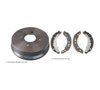 Blue Print 2 x Brake Drums with Brake Shoe Set fits Mitsubishi Colt VI 2004-2012
