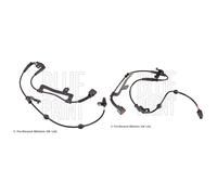 Blue Print 2 x L+R ABS Wheel Speed Sensor fits Hyundai I20 I 2008-2015