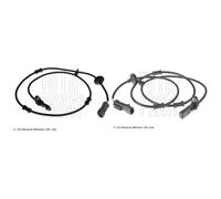 Blue Print 2 x L+R ABS Wheel Speed Sensor fits Jeep Grand Cherokee 1999-2005