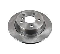 Blue Print ADB114324 Brake Disc Set (2 Brake Disc) rear, full, No. of Holes 5