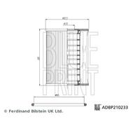 Blue Print ADBP210233 Oil Filter Fits Porsche 911 Cayenne Macan Panamera