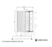 Blue Print Oil Filter ADBP210233 – Fits Porsche 911, Cayenne, Macan, Panamera