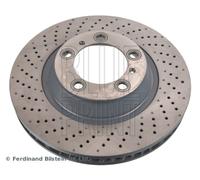 Blue Print ADBP430057 Front Left Brake Disc Perforated Vented 340mm Fits Porsche