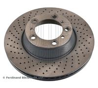 Blue Print ADBP430113 Rear Left Brake Disc Perforated Vented 330mm Fits Porsche