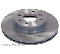 BLUE PRINT ADG043152 2x Brake Discs Front Braking System Coated Fits Hyundai i20