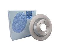 Pair of Blue Print Rear Solid Brake Discs for Hyundai Kona Kia Carens Kia Soul