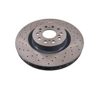 Blue Print ADH243131 Brake Disc (1 Brake Disc) front, perforated / internally ventilated, No. of Holes 10