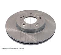 Pair of Front Brake Disc Fits Honda CR-V Civic HR-V Integra Blue Print ADH24341