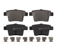 Brake Pads Set fits JAGUAR X TYPE X400 3.0 Rear 01 to 09 WB(AJV6) Blue Print New
