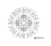 Blue Print ADM53137 Clutch Disc Fits Mazda