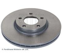 Blue Print Pair of Internally Vented Painted Brake Disc Rotor ADM54382 FRONT