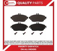 Brake Pads Set fits MERCEDES GLA250 X156 2.0 Front 2013 on M270.920 Blue Print