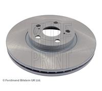2x Brake Discs Pair Vented fits TOYOTA AVENSIS ZZT250 1.6 Front 03 to 06 3ZZ-FE